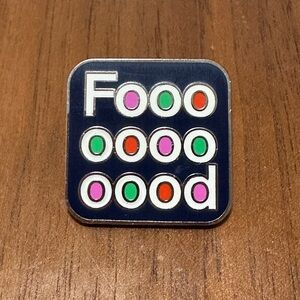 GUC Colorful 'Fooooood' Enamel Pin